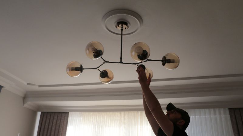 Chandelier Installation